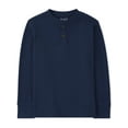 thumbnail image 1 of The Children's Place Boy Long Sleeve Thermal Henley Shirt, Sizes XS-XXL, 1 of 2