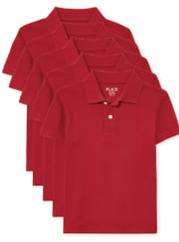 The Children's Place Boys 5-Pack Short-Sleeve Polos, Sizes XS-XXL