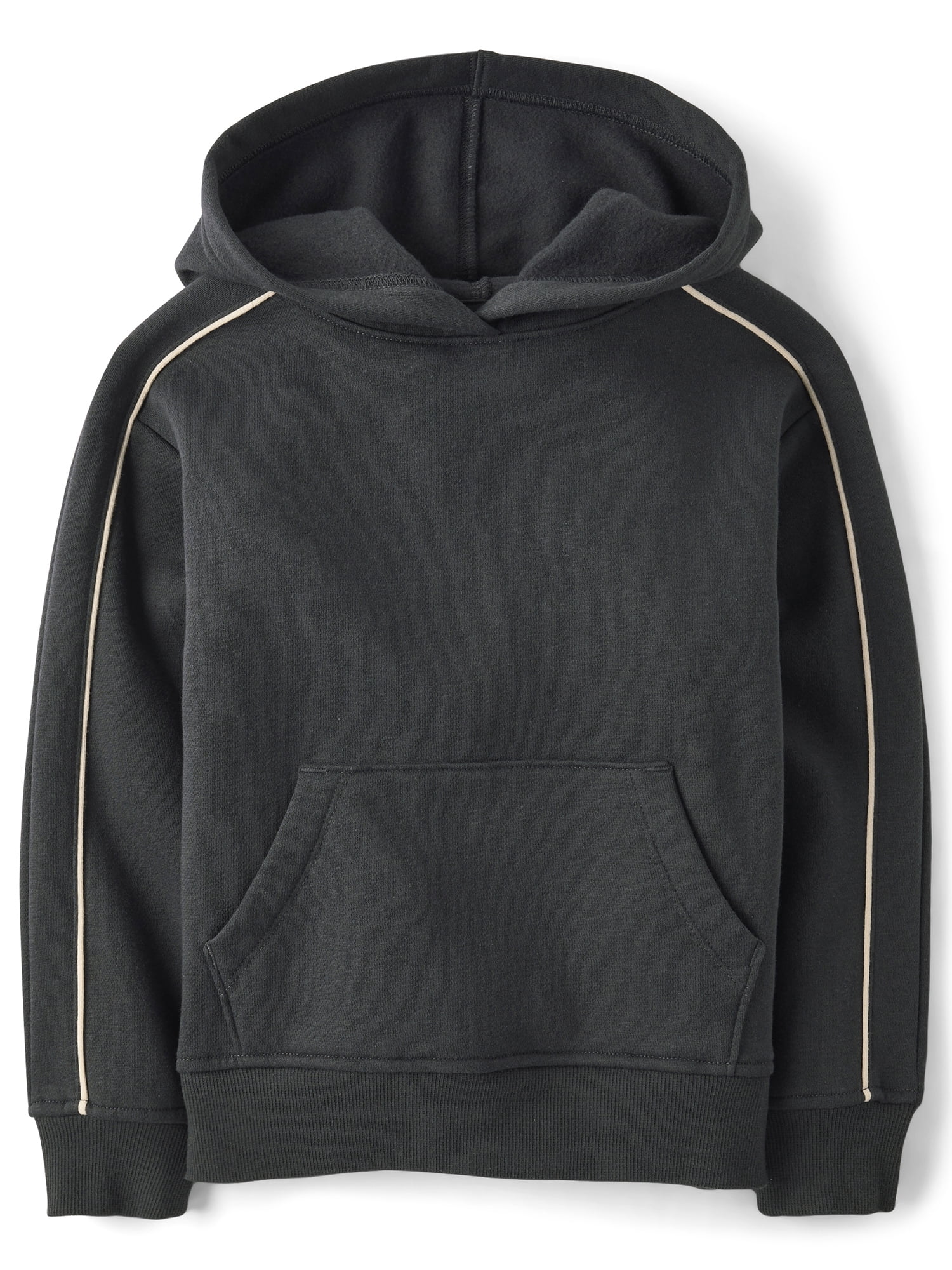 The Children's Place Boys Active Long Sleeve Side Stripe Premium Fleece Hoodie, Sizes XS-XXL