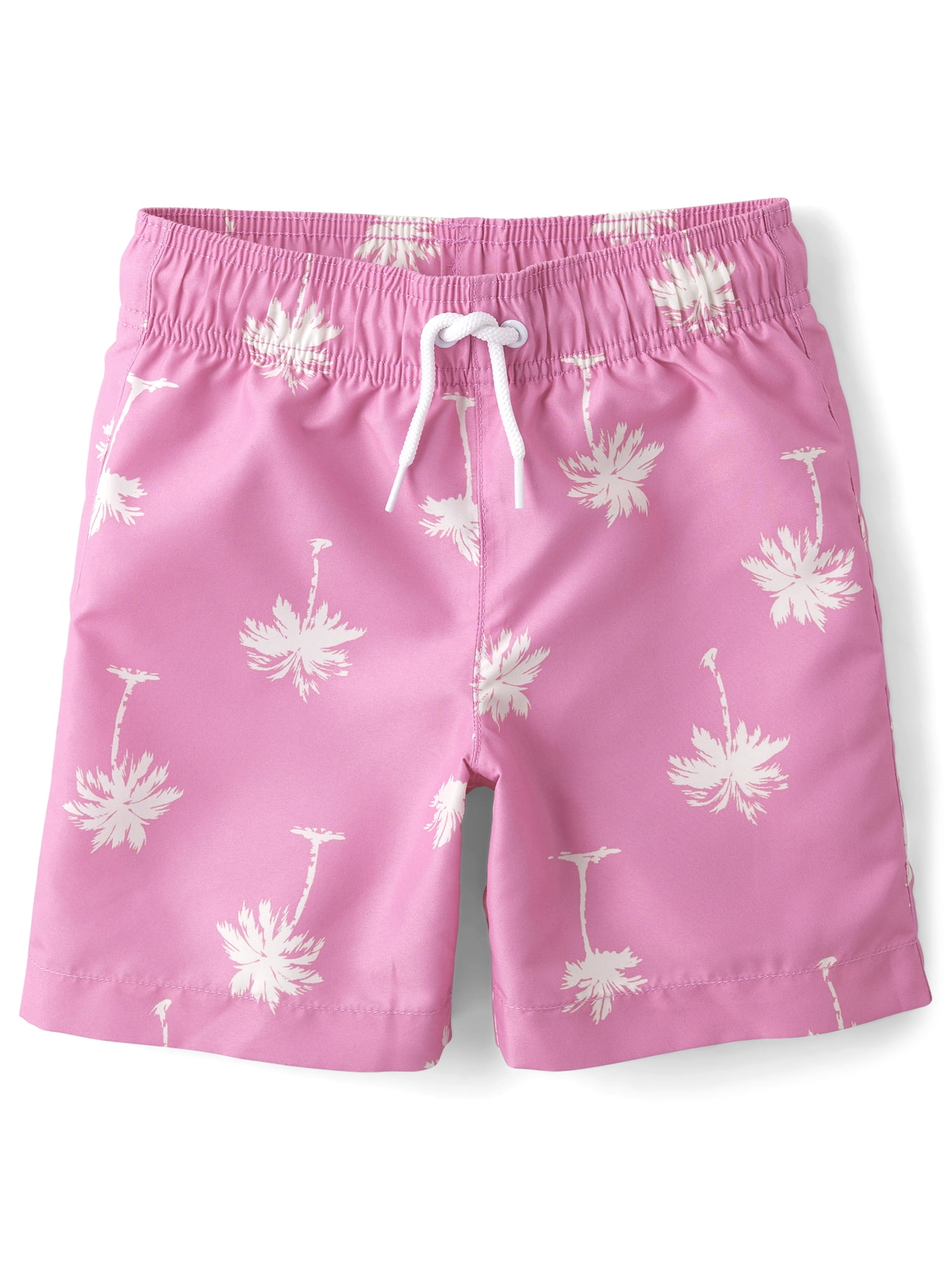 The Children's Place Boys Allover Print Pull On Swim Trunks, Sizes XS-XXL