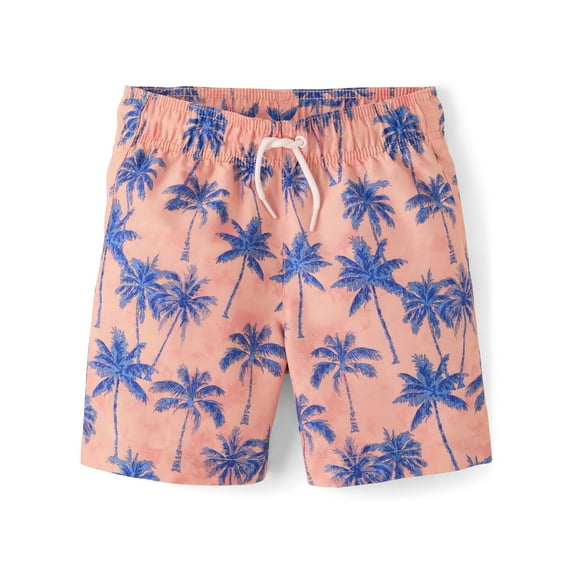 The Children's Place Boys Allover Print Swim Trunks, Sizes XS-XXL