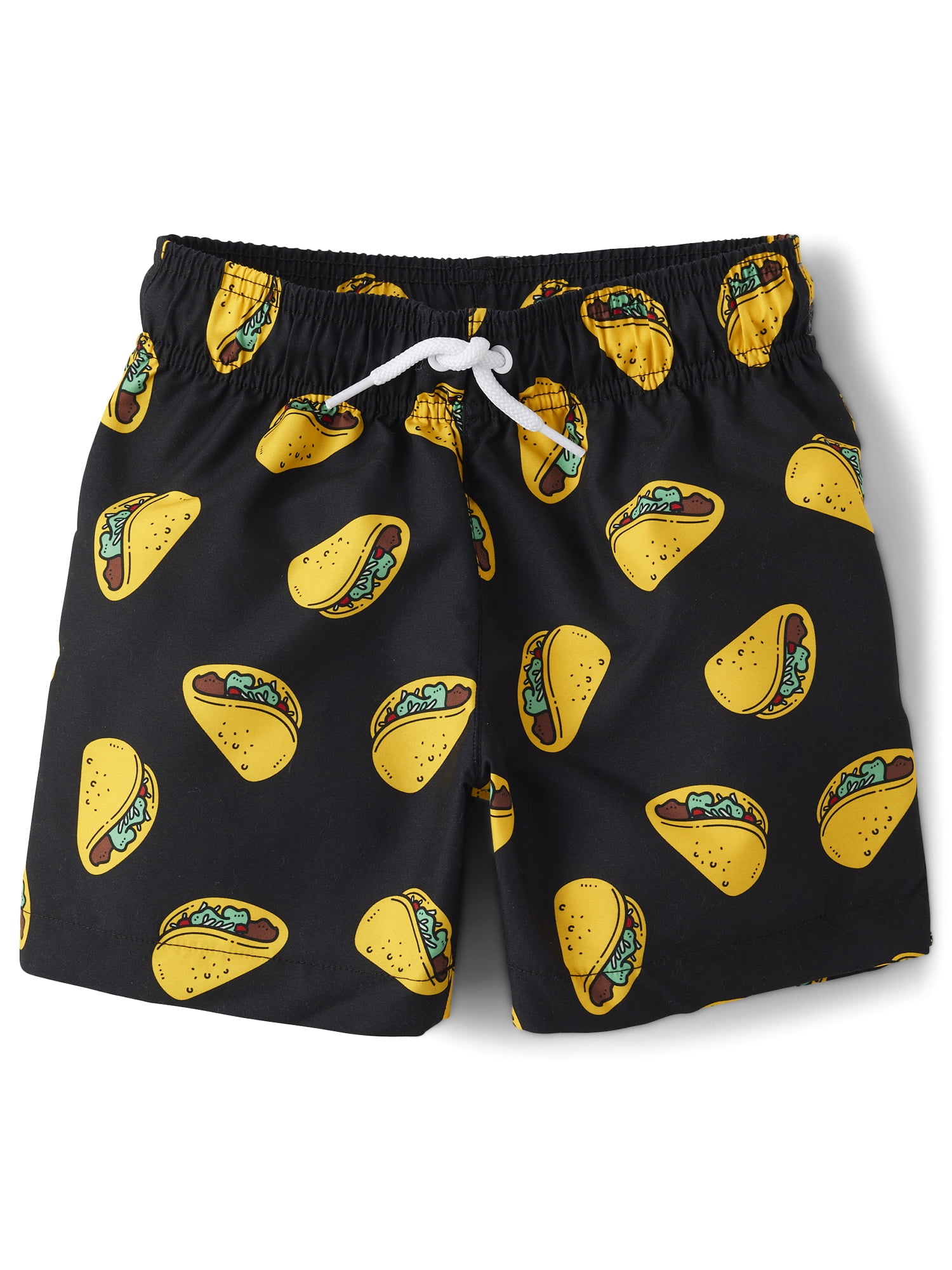 The Children's Place Boys Allover Print Swim Trunks, Sizes XS-XXL