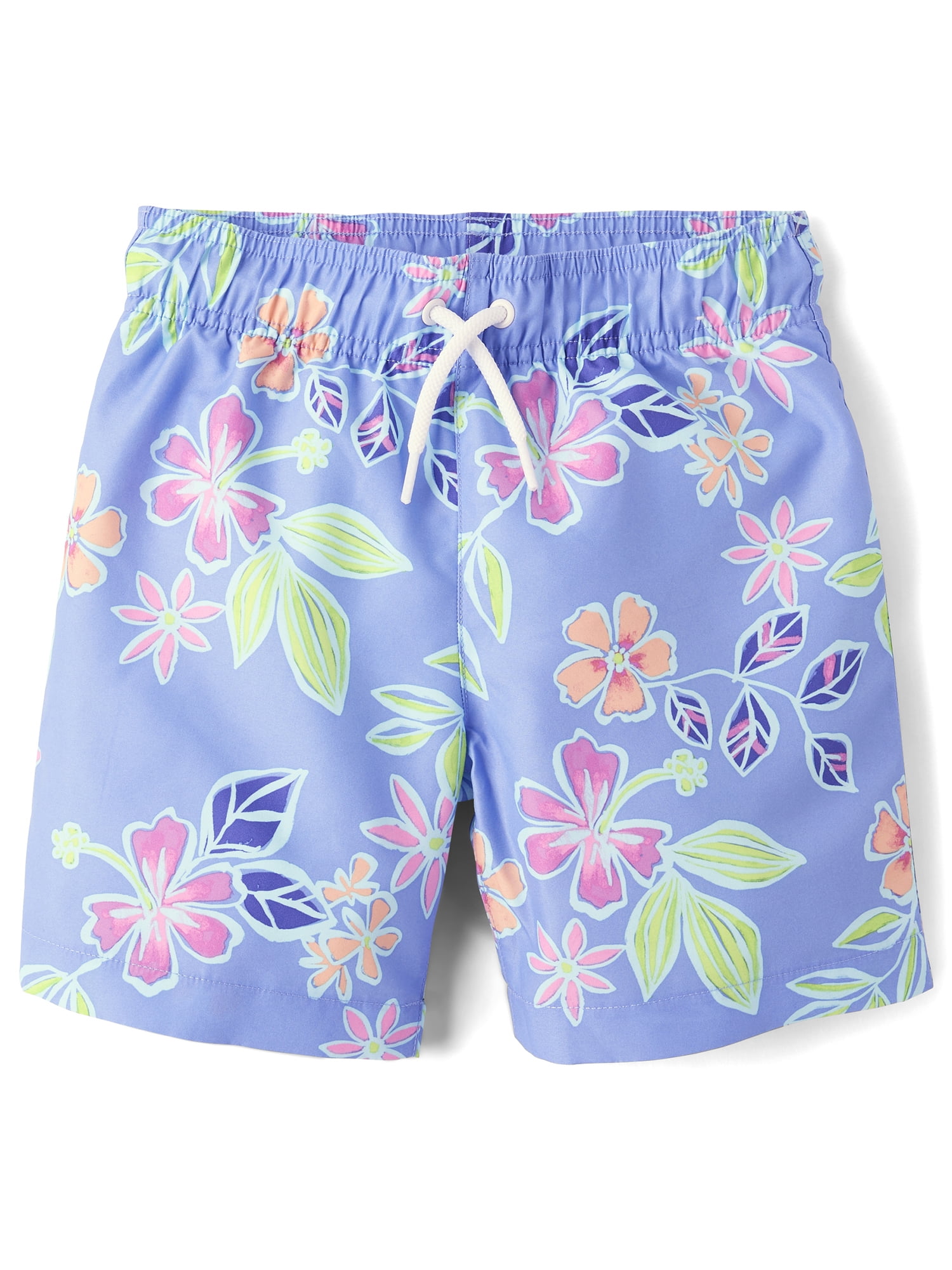 The Children's Place Boys Allover Print Swim Trunks, Sizes XS-XXL