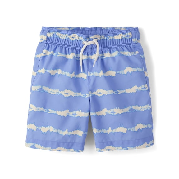 The Children's Place Boys Allover Stripe Swim Trunks, Sizes XS-XXL