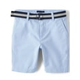 thumbnail image 1 of The Children's Place Boys Belted Chino Shorts, Sizes 4-16, 1 of 3
