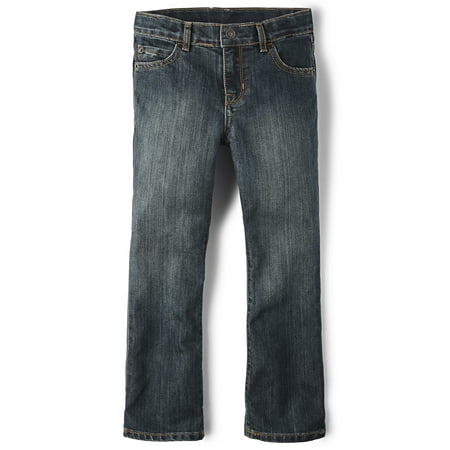 The Children's Place Boys Bootcut Denim Jean, Sizes 4-18 Husky