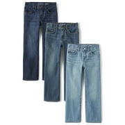 THE CHILDREN'S PLACE Boys Bootcut Jeans, 3-Pack, Sizes 4-16