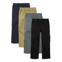 The Children's Place Boys Cargo Pants, 4-Pack, Sizes 4-16