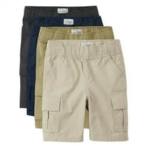 The Children's Place Boys Cargo Shorts, 4-Pack, Sizes 4-16