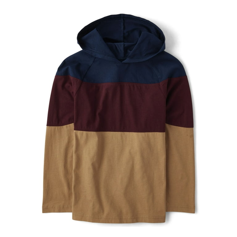 The Children s Place Boys Colorblock Hoodie Sizes XS XXL