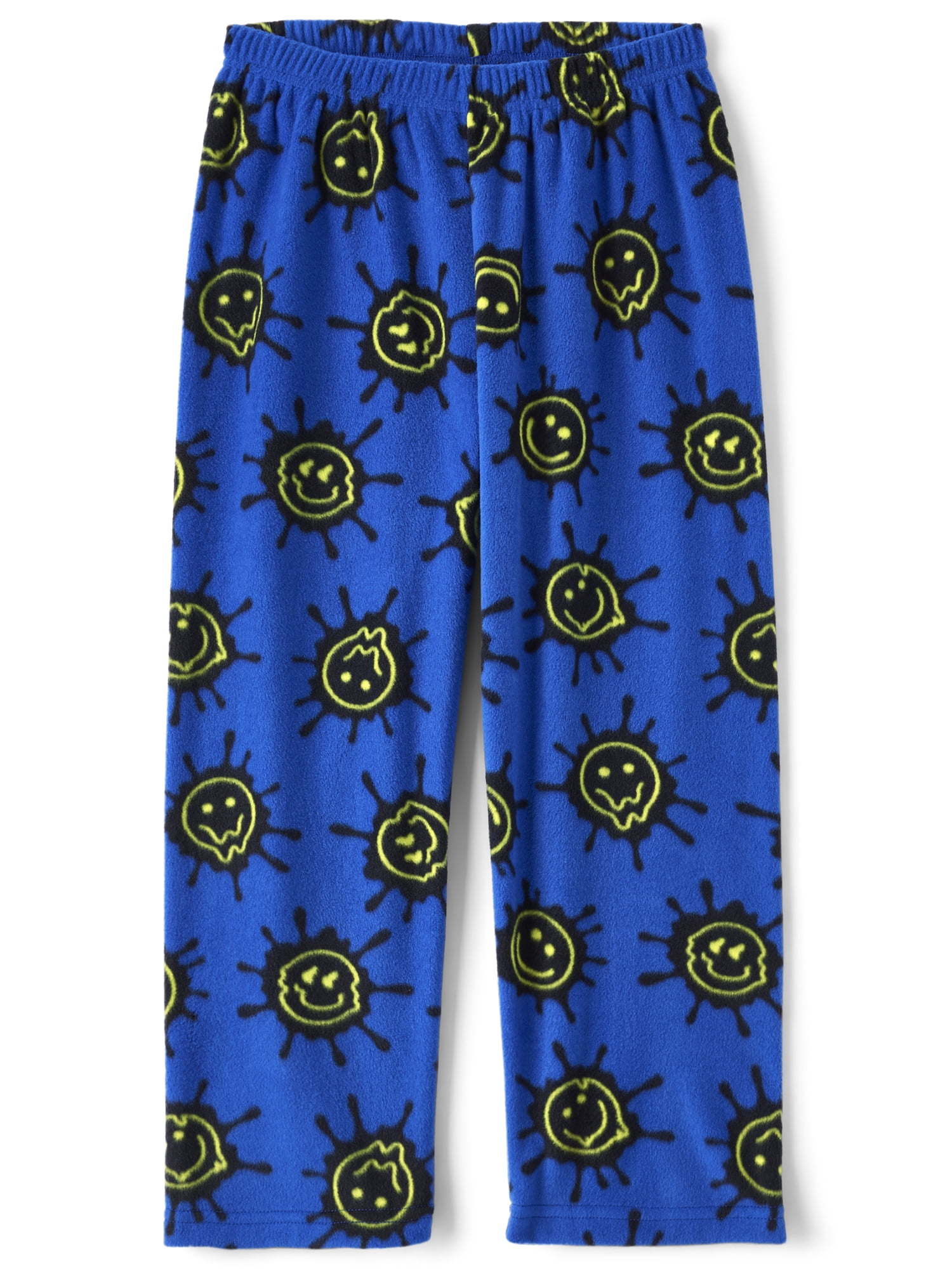 The Children's Place Boys Cozy Happy Face Print Microfleece Pajama Pants, Sizes XS-XXL