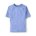 thumbnail image 1 of The Children's Place Boys Crewneck Short Sleeve Rashguard Top, Sizes XS-XXL, 1 of 3