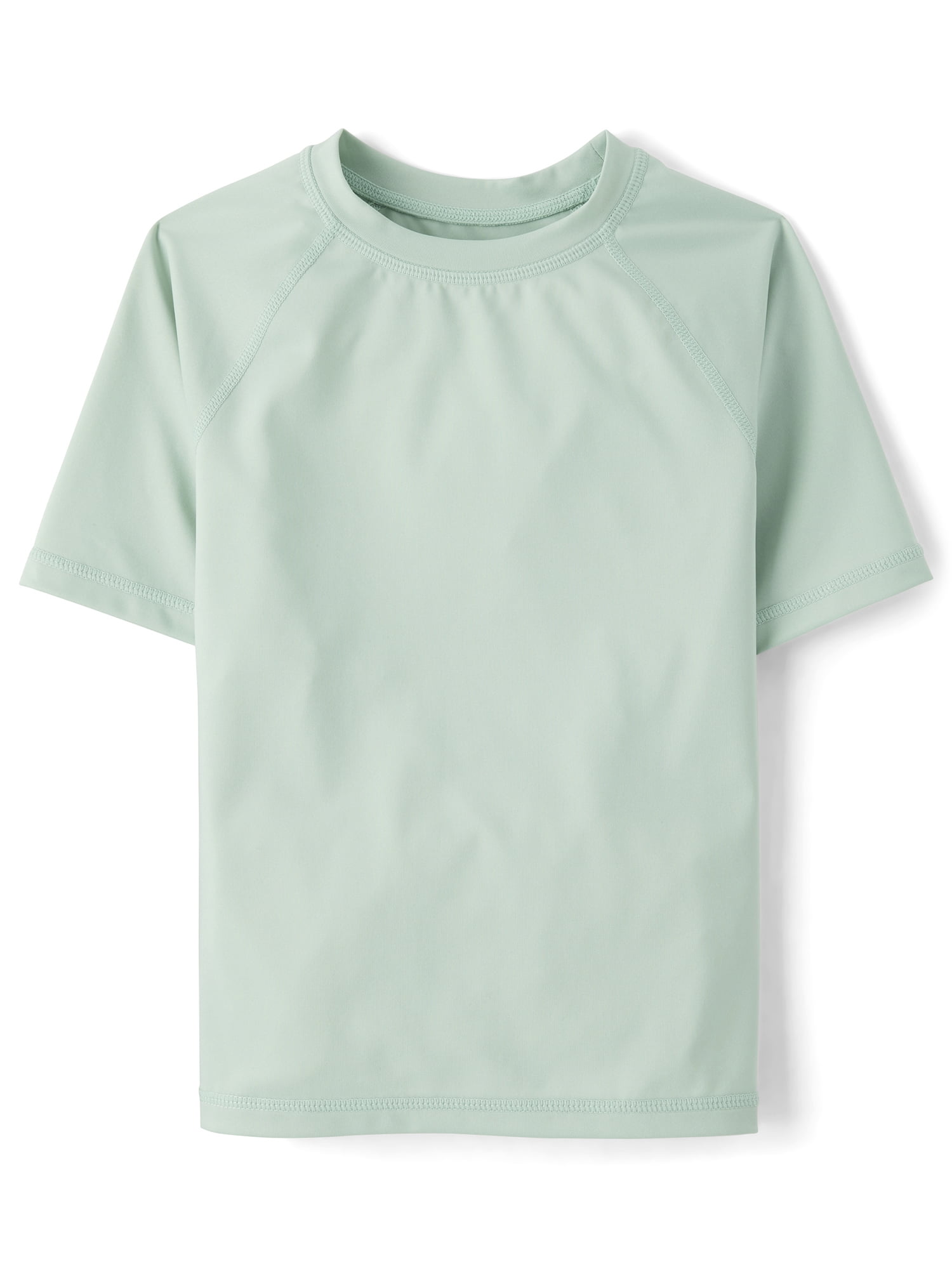 The Children's Place Boys Crewneck Short Sleeve Rashguard Top, Sizes XS-XXL