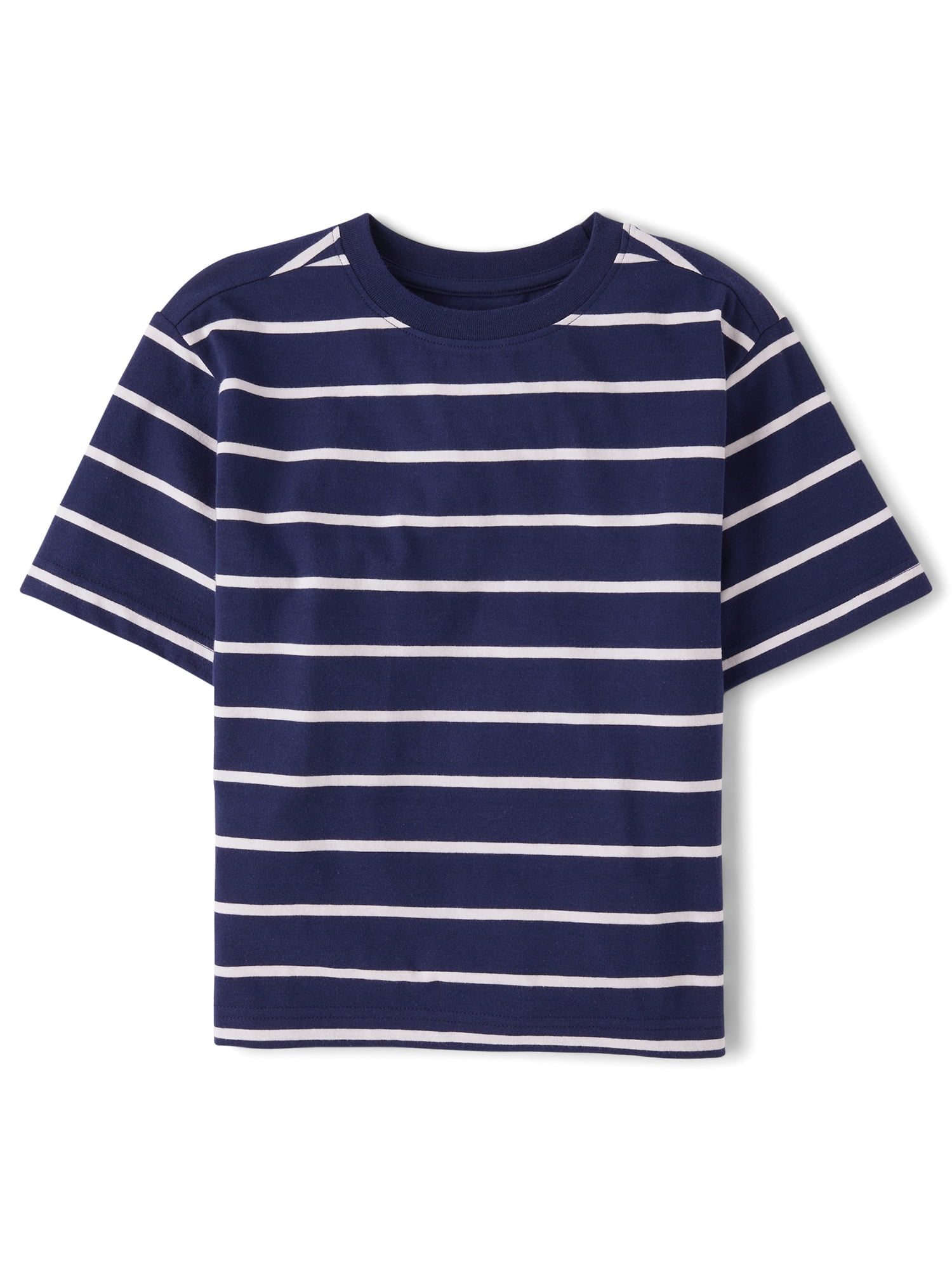 The Children's Place Boys Crewneck Short Sleeve Striped T-Shirt, Sizes XS-XXL