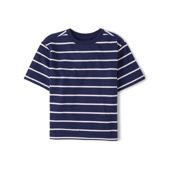 The Children's Place Boys Crewneck Short Sleeve Striped T-Shirt, Sizes XS-XXL
