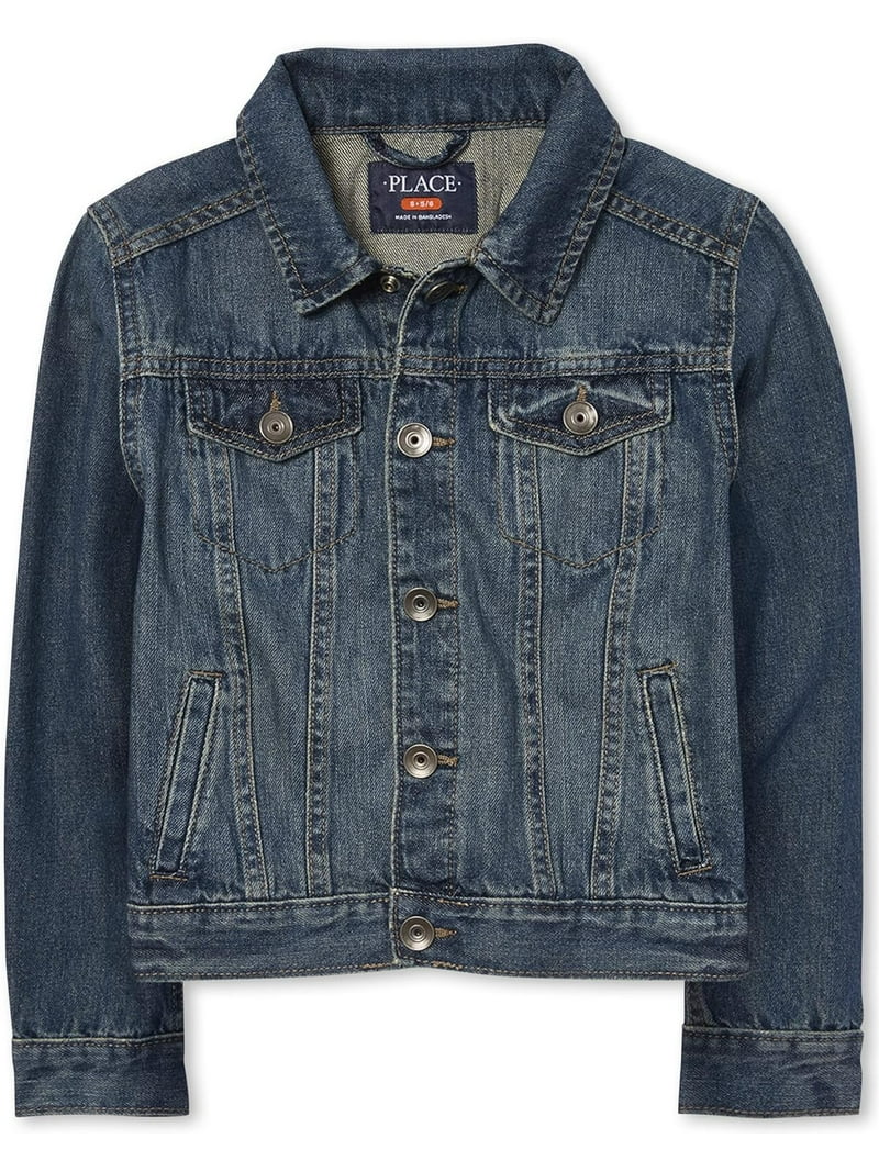 The Children's Place Boys Denim Jacket, Sizes XS-XXL - Walmart.com