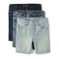 thumbnail image 1 of The Children's Place Boys Denim Short, 3-Pack, Sizes 4-16, 1 of 4