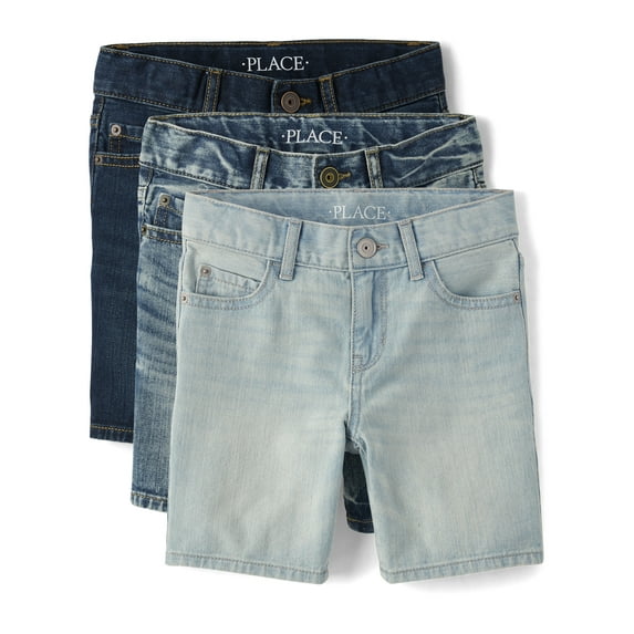 The Children's Place Boys Denim Short, 3-Pack, Sizes 4-16