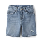 Boys Destructed Jean Shorts, Sizes 4-16