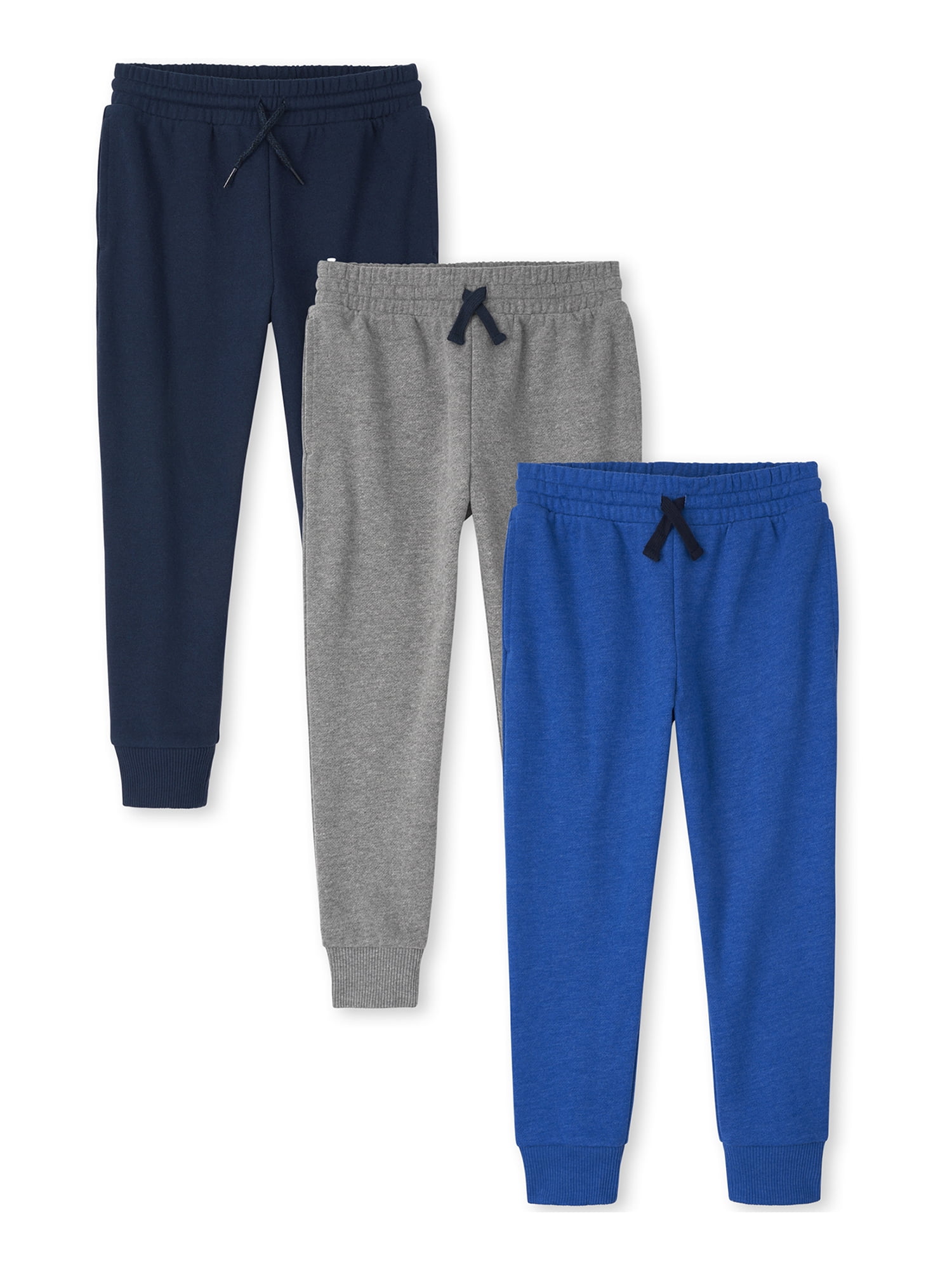 The Children's Place Boys Fleece Jogger Pant, 3Pack, Sizes 416