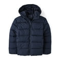 thumbnail image 1 of The Children's Place Boys Hooded Zip-Up Puffer Jacket, Sizes XS-XXXL, 1 of 3