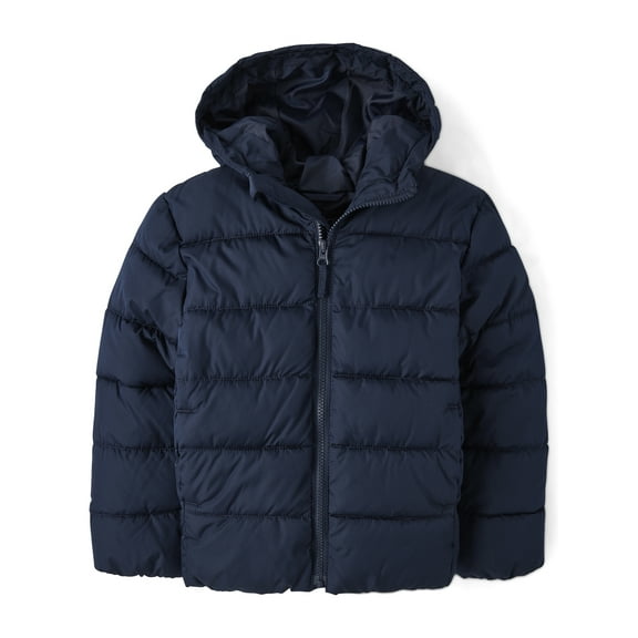 The Children's Place Boys Hooded Zip-Up Puffer Jacket, Sizes XS-XXXL