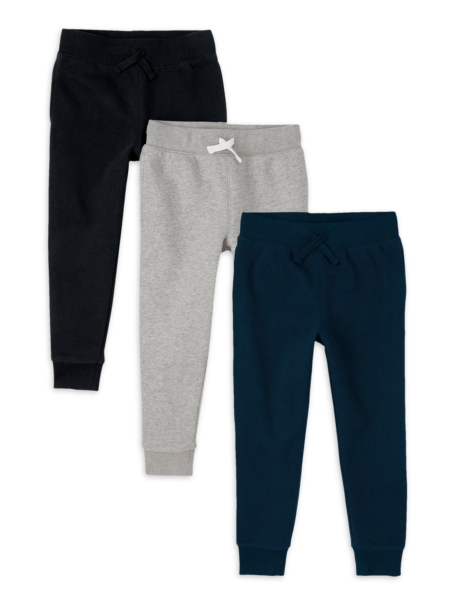 The Children's Place Boys Jogger Sweatpants, 3-Pack, Sizes XS-XXL
