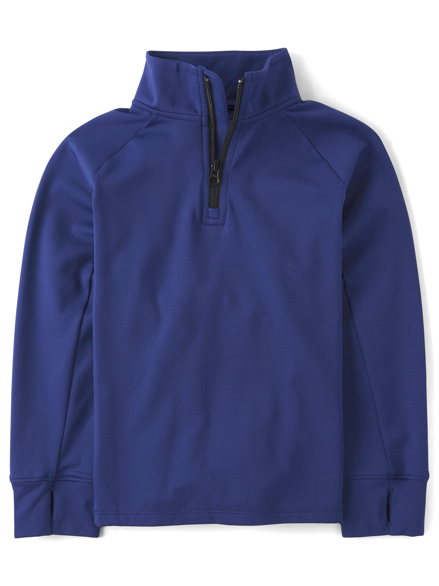 The Children's Place Boys Long Raglan Sleeve Cozy Tech Half Zip Pullover, Sizes XS-XXL