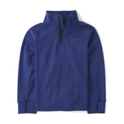 The Children's Place Boys Long Raglan Sleeve Cozy Tech Half Zip Pullover, Sizes XS-XXL