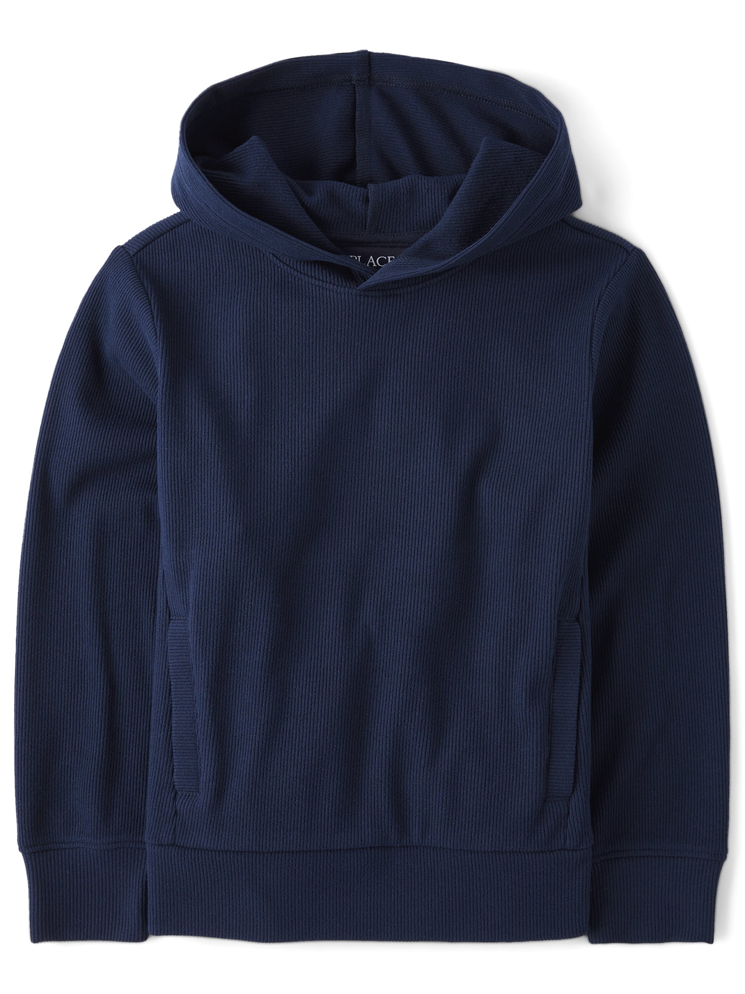 The Children's Place Boys Long Sleeve Active Sueded Rib Hoodie, Sizes XS-XXL