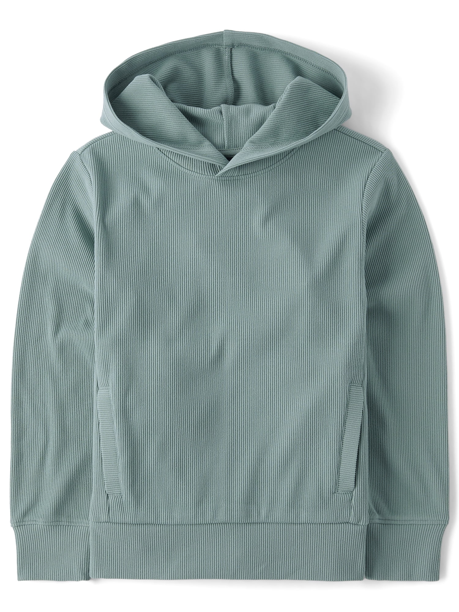 The Children's Place Boys Long Sleeve Active Sueded Rib Hoodie, Sizes XS-XXL