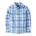 thumbnail image 1 of The Children's Place Boys Long Sleeve Button Up Shirt, Sizes XS-XXL, 1 of 3