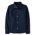 thumbnail image 1 of The Children's Place Boys Long Sleeve Button Up Woven Top, Sizes XS-XXL, 1 of 3