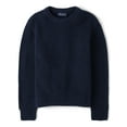 thumbnail image 1 of The Children's Place Boys Long Sleeve Crewneck Shaker Stitch Sweater, Sizes S-XXL, 1 of 3