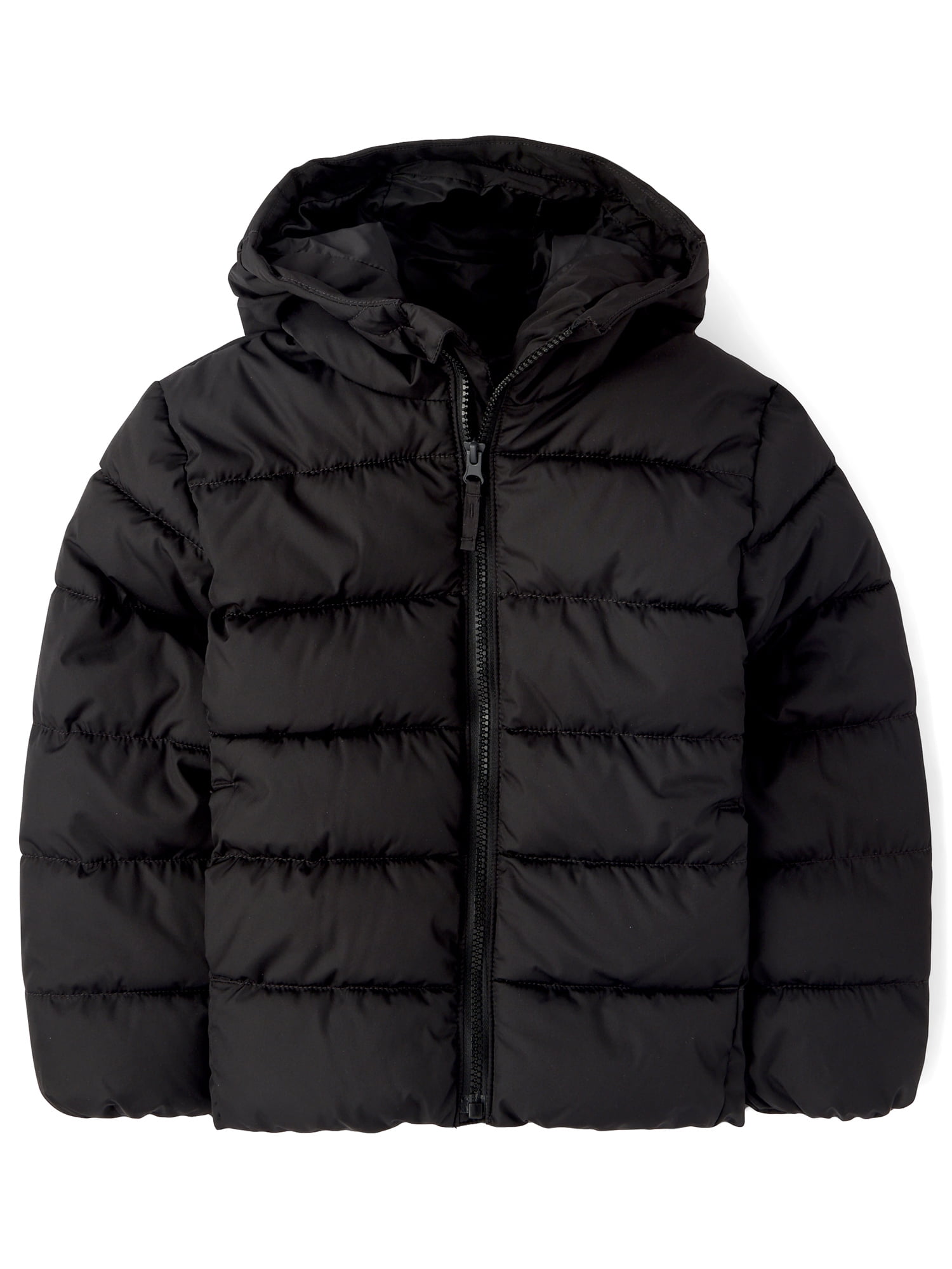 Boys Long Sleeve Hooded Puffer Jacket, Sizes XS-XXXL