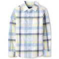 thumbnail image 1 of The Children's Place Boys Long Sleeve Poplin Button-up Shirt Sizes XS-XXL, 1 of 3