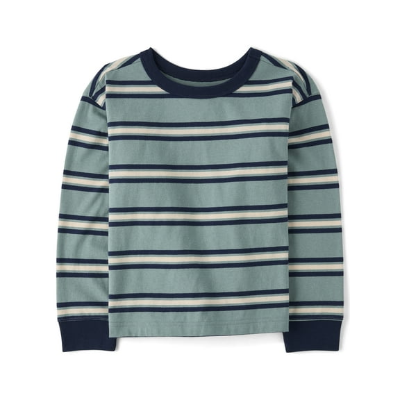 The Children's Place Boys Long Sleeve Striped Top, Sizes XS-XXL