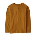 thumbnail image 1 of The Children's Place Boys Long Sleeve Thermal Henley Shirt, Sizes XS-XXL, 1 of 3