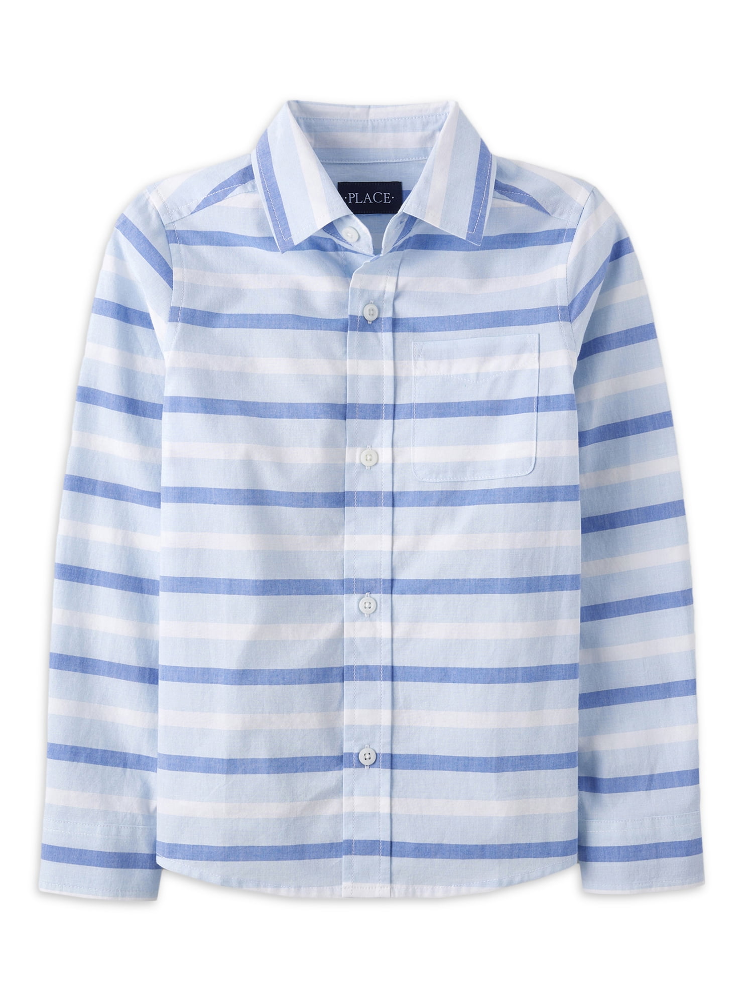 The Children's Place Boys Football Pajama Set - Long Sleeve Top & Pants 2-Piece Sleepwear