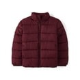 thumbnail image 1 of The Children's Place Boys Long Sleeve Zip-Up Puffer Winter Jacket, Sizes XS-XXL, 1 of 3