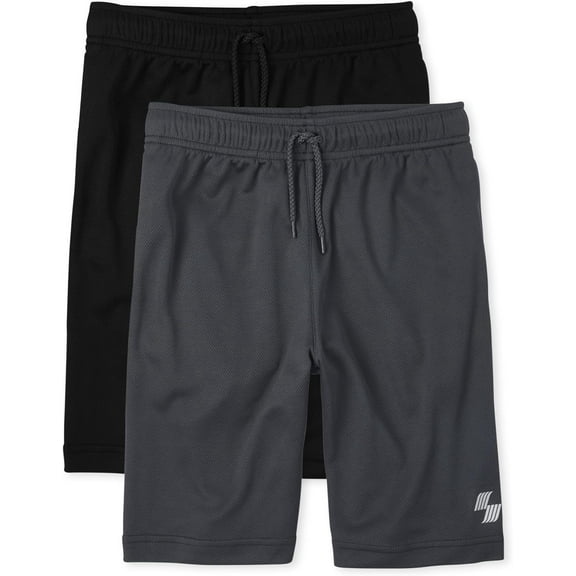 The Children's Place Boys Performance Basketball Shorts, 2-Pack, Sizes XS-XXL