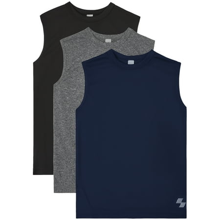 The Children's Place Boys Performance Muscle Tank Top, 3-Pack, Sizes XS-XXL