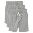 thumbnail image 1 of The Children's Place Boys Pull-On French Terry Jogger Shorts, 3-Pack, Sizes XS-XXL, 1 of 4