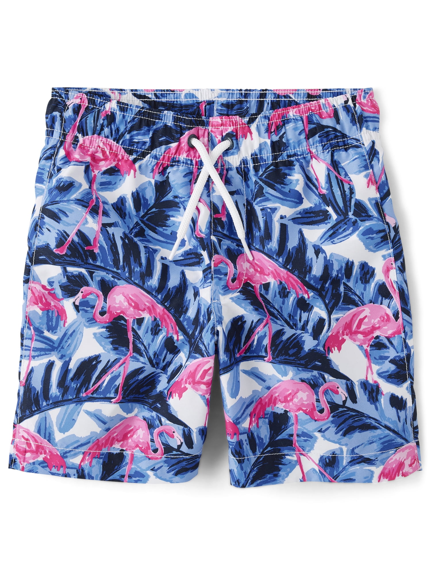 The Children's Place Boys Pull On Printed Swim Trunks, Sizes XS-XXL