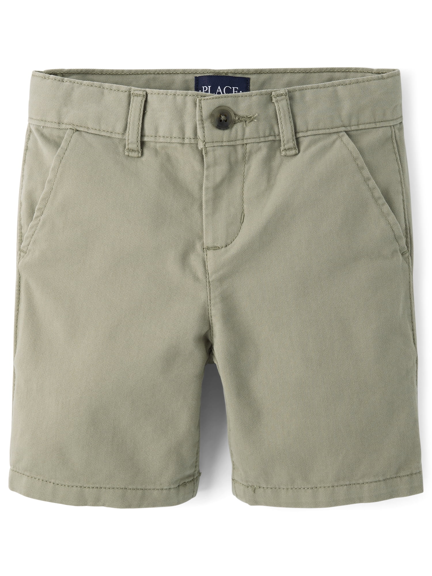 The Children's Place Boys Pull-On Solid Chino Short, Sizes 4-16