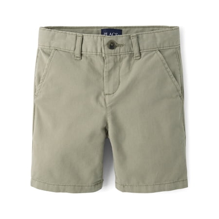 The Children's Place Boys Pull-On Solid Chino Short, Sizes 4-16