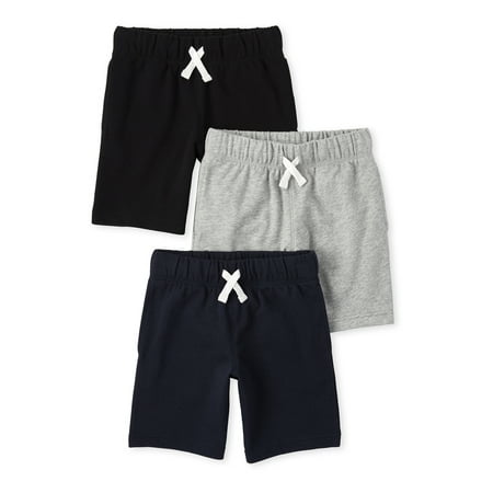 The Children's Place Boys Pull-On Terry Shorts, 3-Pack, Sizes XS-XXL