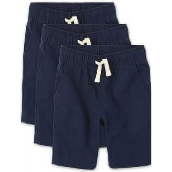The Children's Place Boys Pull-On Woven Shorts, 3-Pack, Sizes 4-16