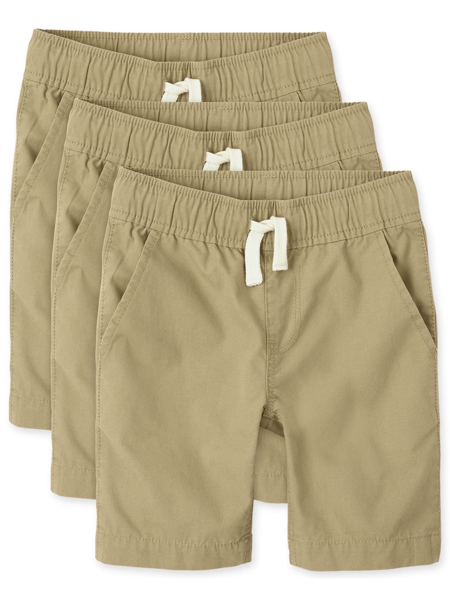 The Children's Place Boys Pull-On Woven Shorts, 3-Pack, Sizes 4-16