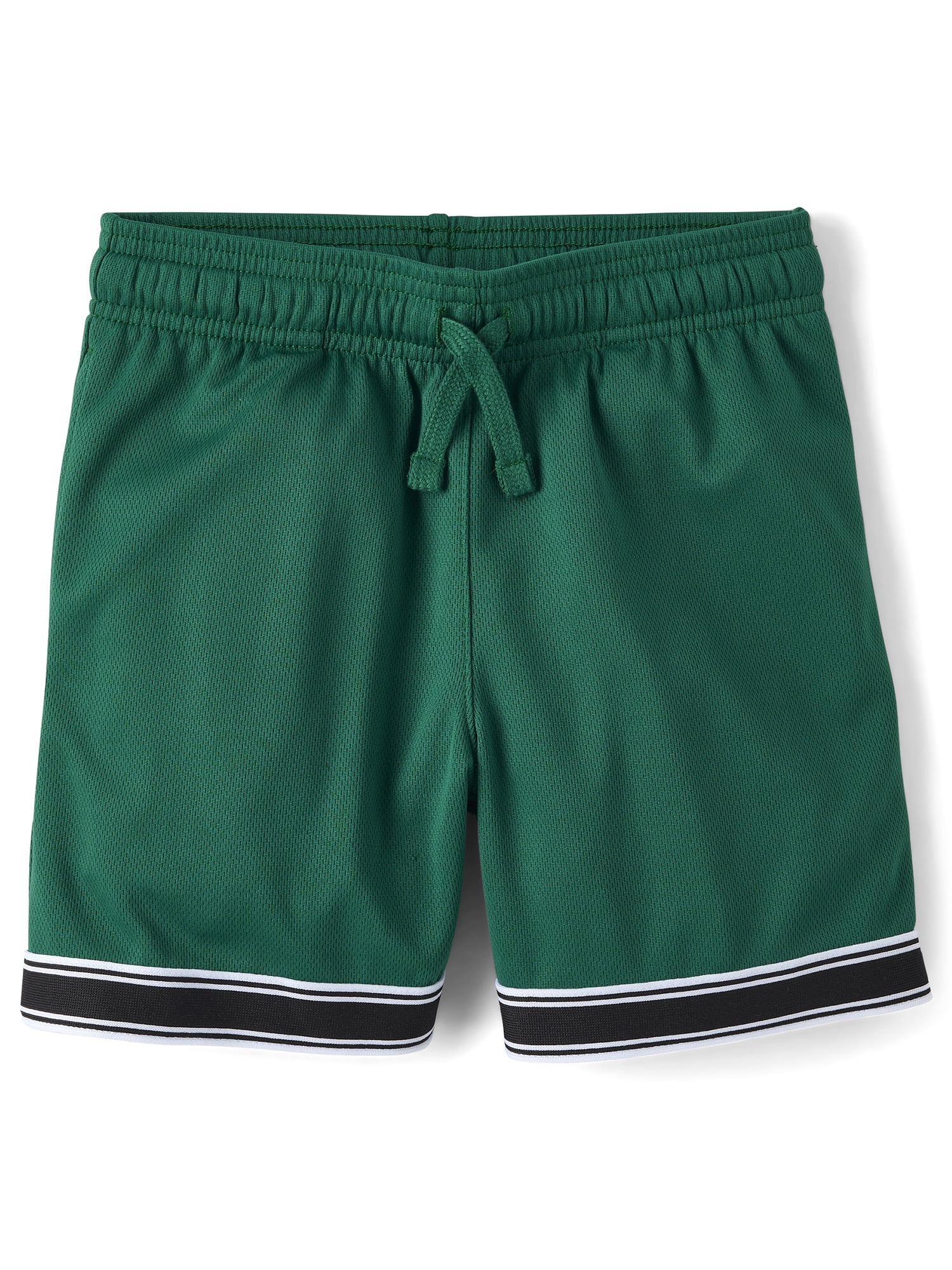 The Children's Place Boys Quick Dry Contrast Hem Mesh Basketball Short, Sizes XS-XXL